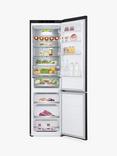 LG GBV5240CEP Fresstanding 70/30 Fridge Freezer, Matte Black