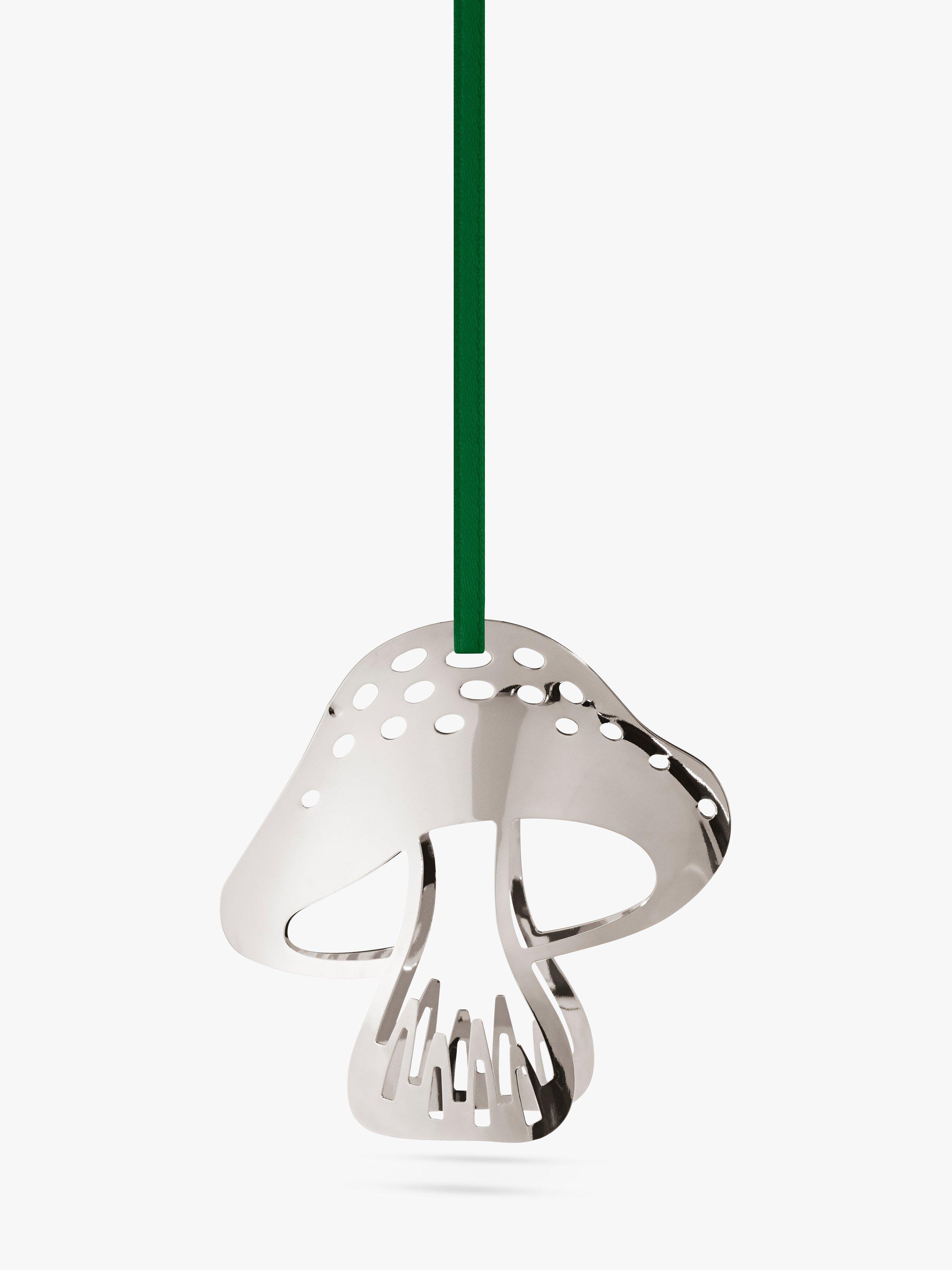 Georg Jensen Christmas Collectibles 2023 Mushroom Tree Decoration, Palladium