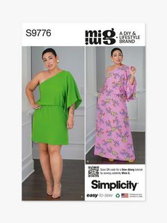 Simplicity Mimi G Misses' Caftans Sewing Pattern, S9776, D5