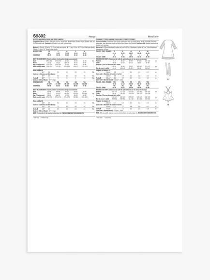 Simplicity Misses' Robe and Teddy Sewing Pattern, S9802 - view 2, Multi