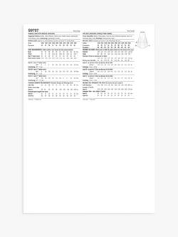 Simplicity Women's Skirt with Hemline Variations Sewing Pattern, S9787 - view 2, W3