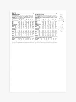 Simplicity Children's and Girls Party Dresses Sewing Pattern, S9799 - view 2, Multi