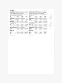 Simplicity Misses' Corset Dress Sewing Pattern, S9779 - view 2, K5