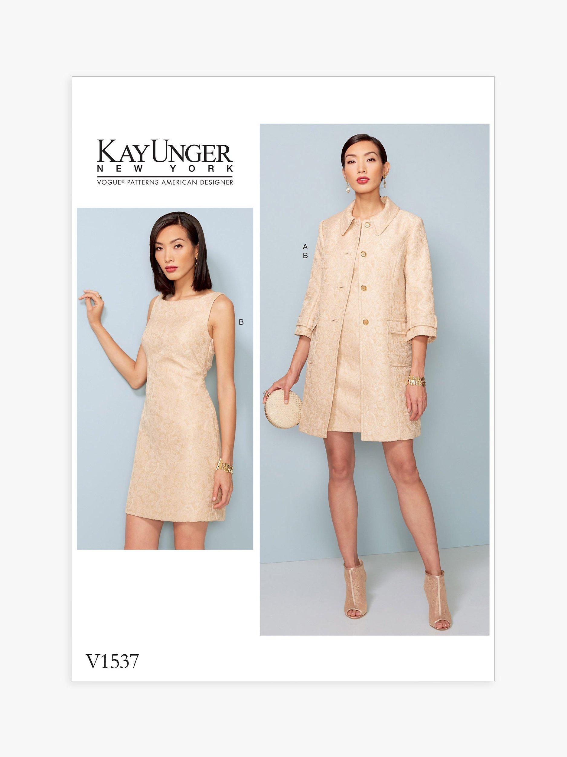 Vogue Misses' Jacket and Dress Sewing Pattern, V1537