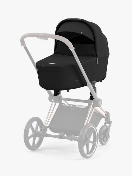 Cybex Priam 2023 Pushchair Carrycot, Sepia Black