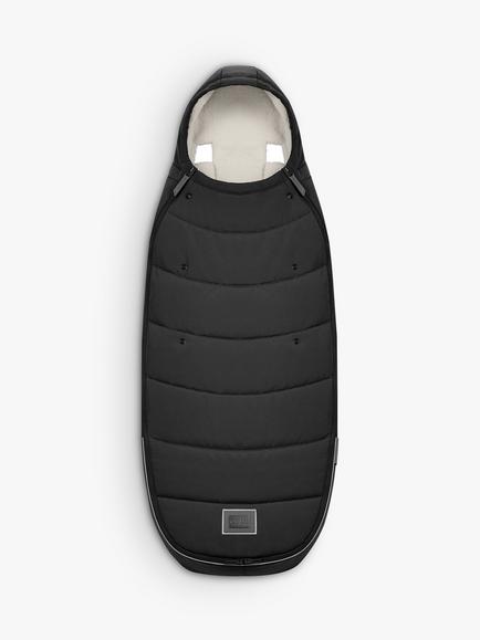 Cybex Platinum 2023 Pushchair Footmuff, Sepia Black
