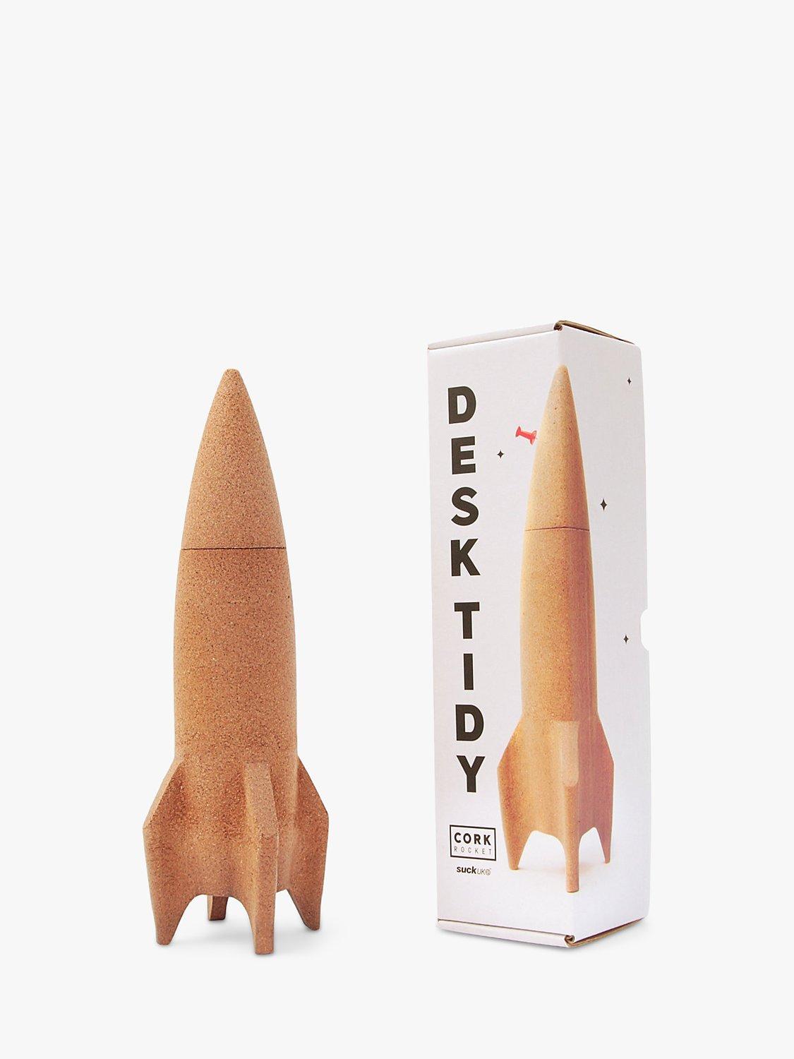 Luckies Cork Rocket Desk TIdy