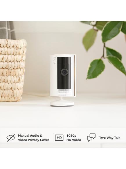 Ring Indoor Camera (2nd Generation) Smart Security Camera with Built-in Wi-Fi, Pack of 2 - view 2, White