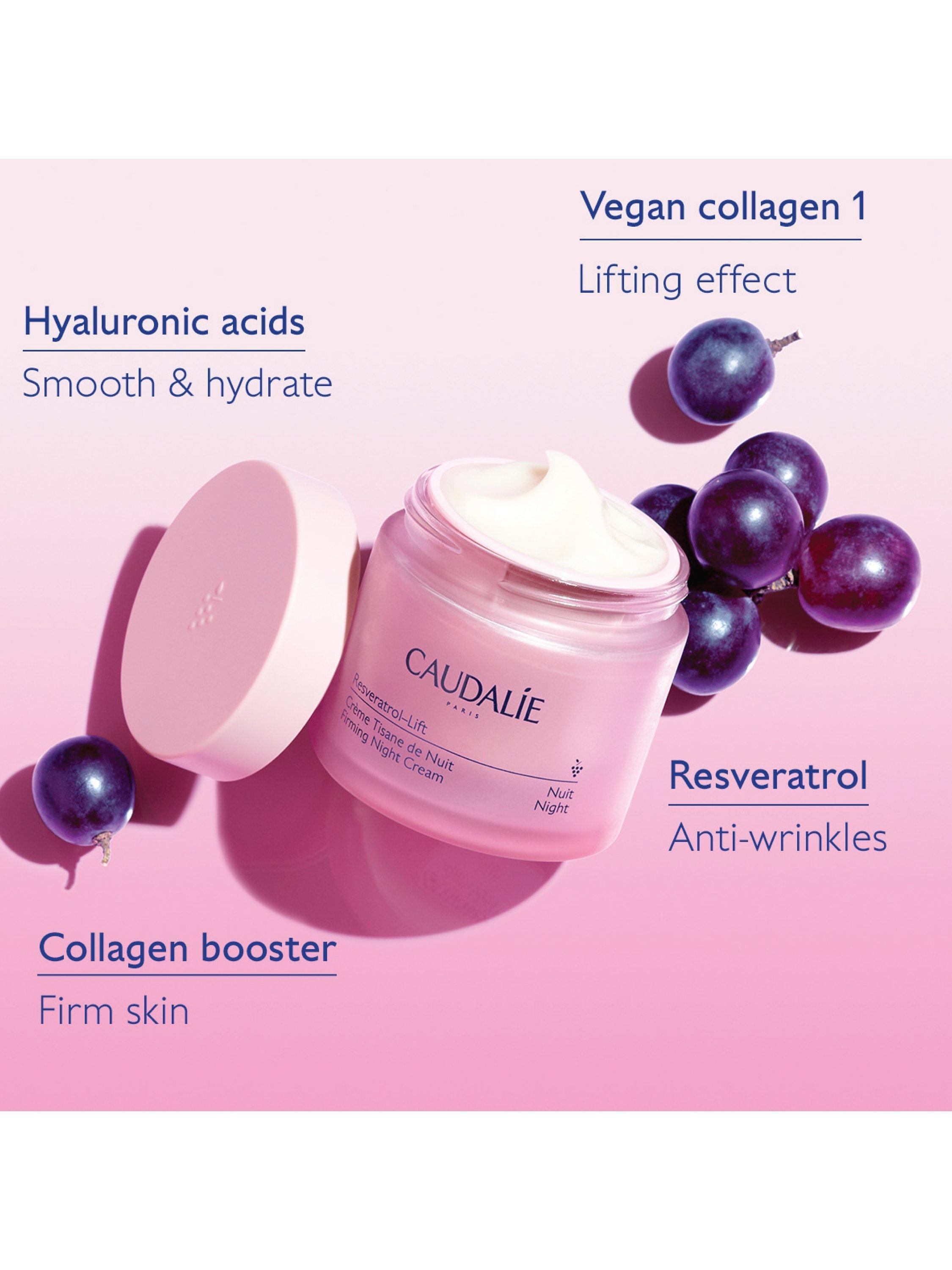 Product image 3 of 7, which shows Caudalie Resveratrol-Lift Firming Night Cream, 50ml