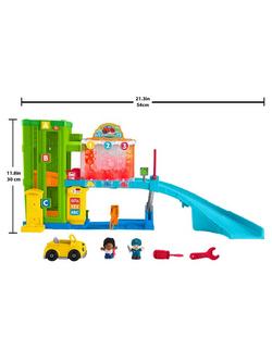 Fisher-Price Little People Light-Up Learning Garage Play Set - view 2, Multi