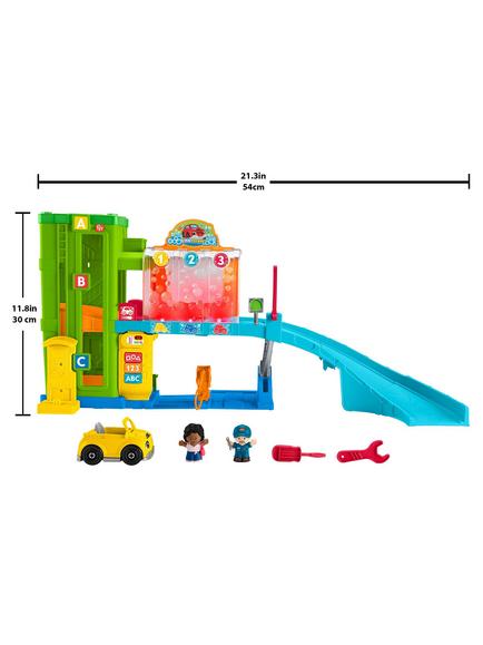 Fisher-Price Little People Light-Up Learning Garage Play Set - view 2, Multi