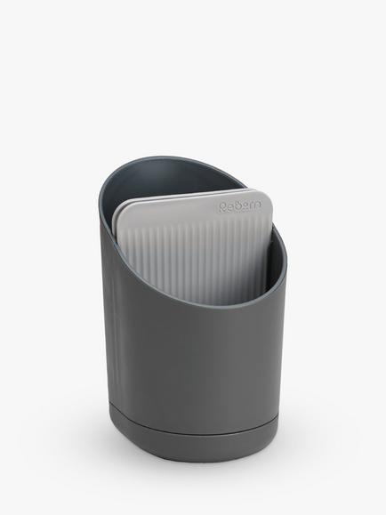 ReBorn Recycled Plastic Cutlery Drainer, Grey