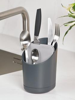 ReBorn Recycled Plastic Cutlery Drainer - view 2, Grey
