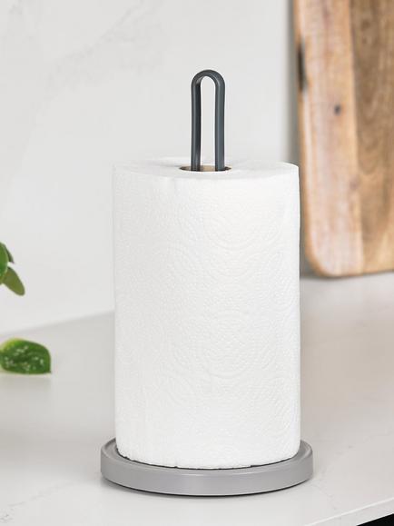 ReBorn Recycled Plastic Kitchen Roll Holder - view 2, Grey