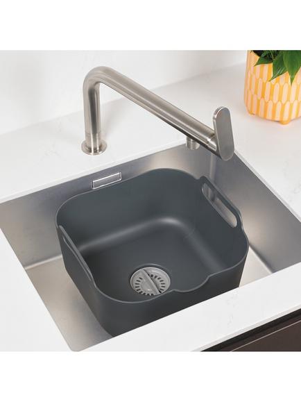 ReBorn Recycled Plastic Washing Up Bowl, 9L - view 2, Grey