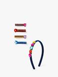 Stych Kids' Heart Jewelled Alice Band & Clips