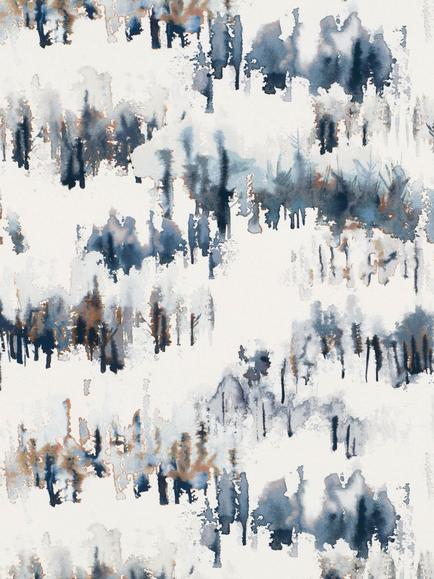 Villa Nova Noorland Furnishing Fabric, Indigo