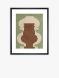 John Lewis Isabelle Carr 'Lamps 2' Framed Print & Mount, 60 x 50cm, Brown/Multi