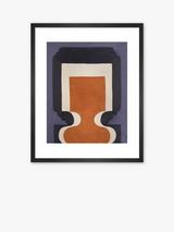 John Lewis Isabelle Carr 'Lamps 3' Framed Print & Mount, 60 x 50cm, Brown/Multi