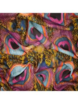 Montreux Fabrics Peacock Jersey Fabric, Multi, Multi