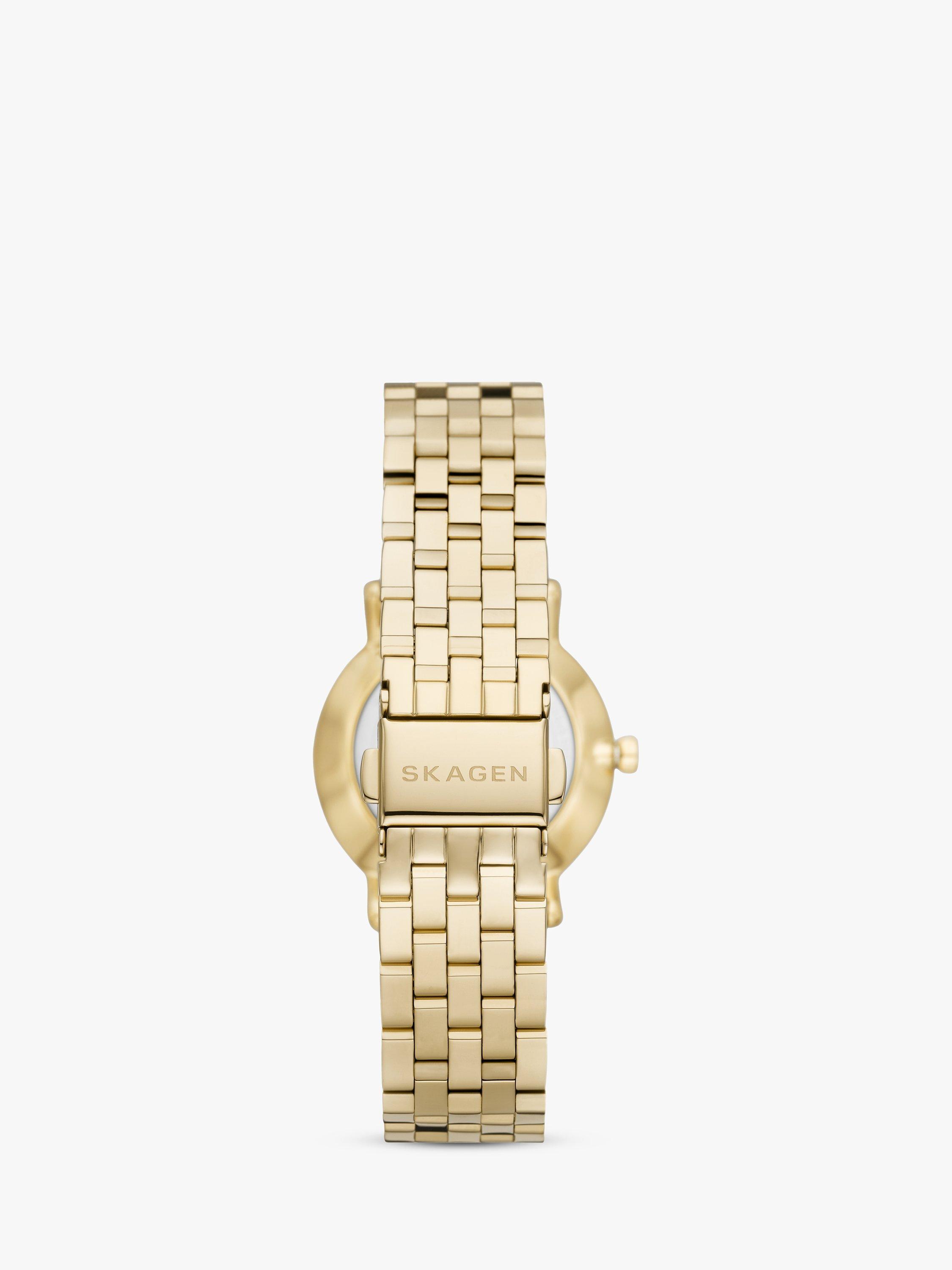 Product image 3 of 6, which shows Skagen SKW3102 Women's Kuppel Lille Bracelet Strap Watch, Gold