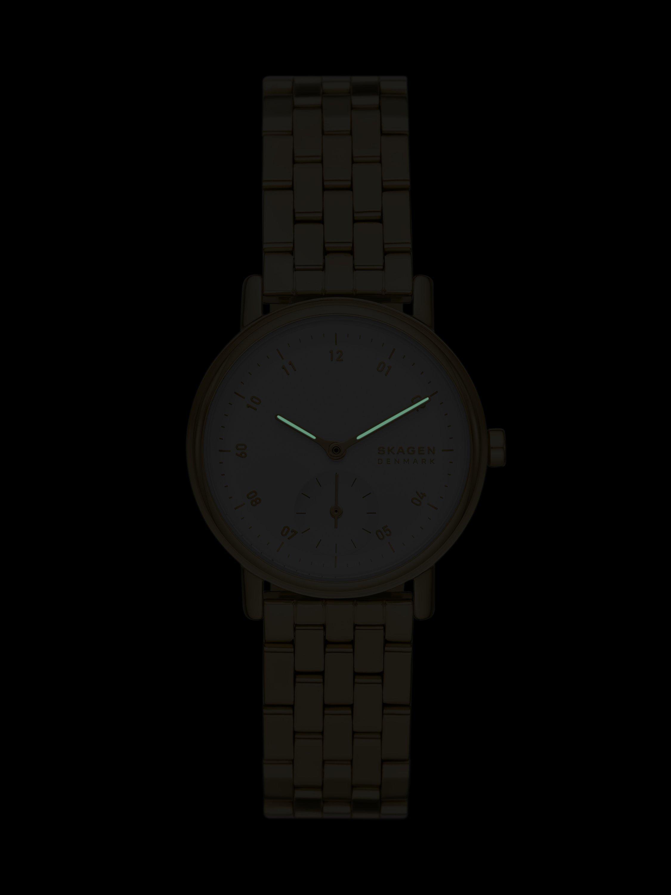 Product image 5 of 6, which shows Skagen SKW3102 Women's Kuppel Lille Bracelet Strap Watch, Gold