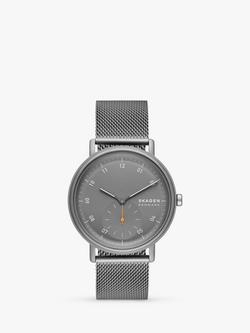 Skagen SKW6891 Men's Kuppel Mesh Strap Watch, Grey, Grey