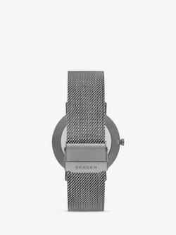Skagen SKW6891 Men's Kuppel Mesh Strap Watch, Grey - view 2, Grey