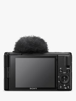 Sony ZV-1 II Compact Digital Camera with 18-50mm Lens, 2.7x Optical Zoom, 4K Ultra HD, 20.1MP, Wi-Fi, Bluetooth, 3” Vari-Angle Touch Screen, Black - view 2, Black