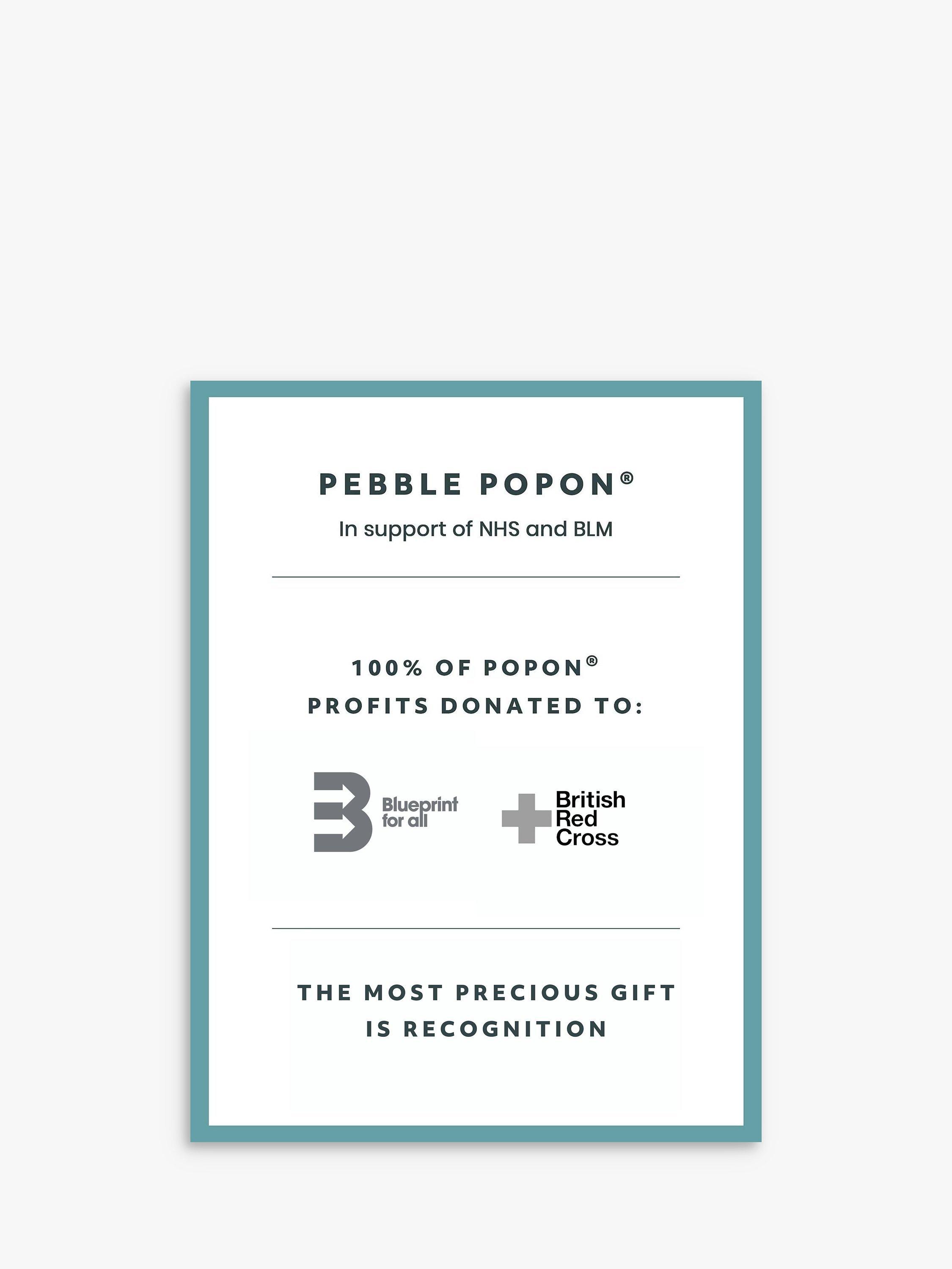 Product image 5 of 7, which shows Recognised Pebble Pearl Bobble Chain Necklace, Gold