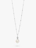 Recognised Freedom Pearl Bobble Chain Pendant Necklace