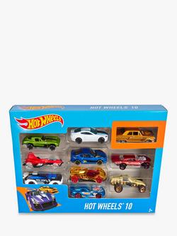 Hot Wheels Race Ready 10 Car Pack, 
