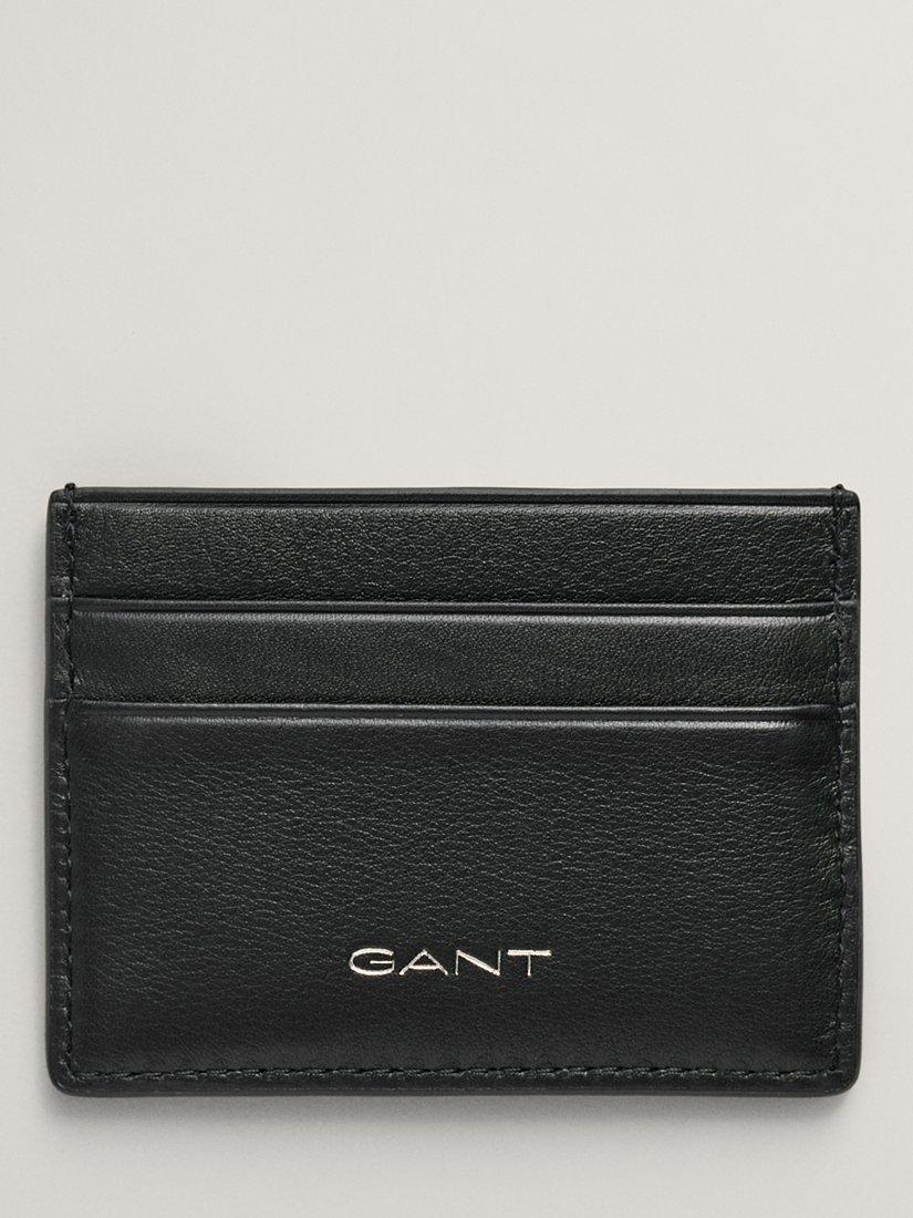 GANT Leather Card Holder, Black