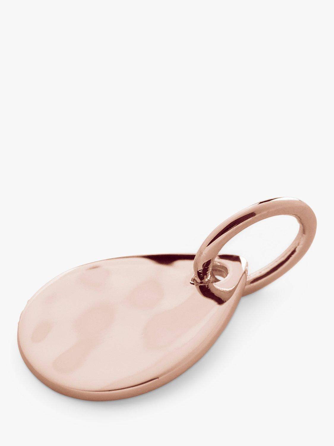 Monica Vinader Ziggy Mini Petal Pendant Necklace, Rose Gold