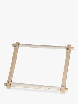 Elbesee Hand Rotating Needlework Frame, L30 x W68cm, Multi