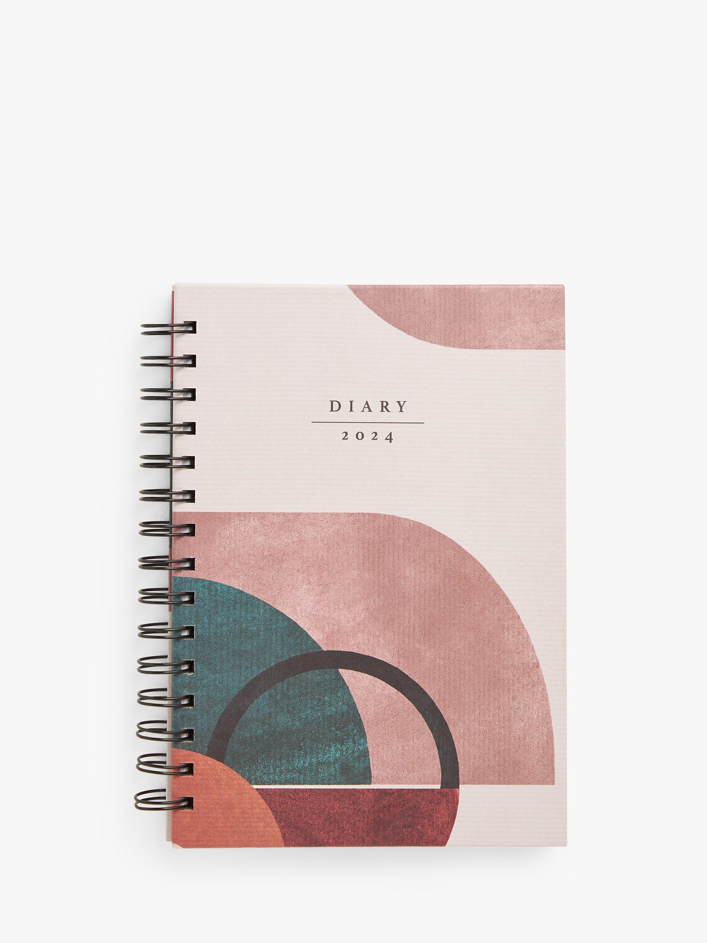 John Lewis A5 '70s Geometric 2024 Diary, Multi