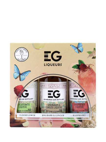 Edinburgh Gin Liquers Mini Pack, 3x 5cl, Multi