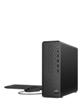 HP Slim S01-aF2004na Desktop PC, Intel Pentium Silver Processor, 8GB RAM, 256GB SSD, Dark Black