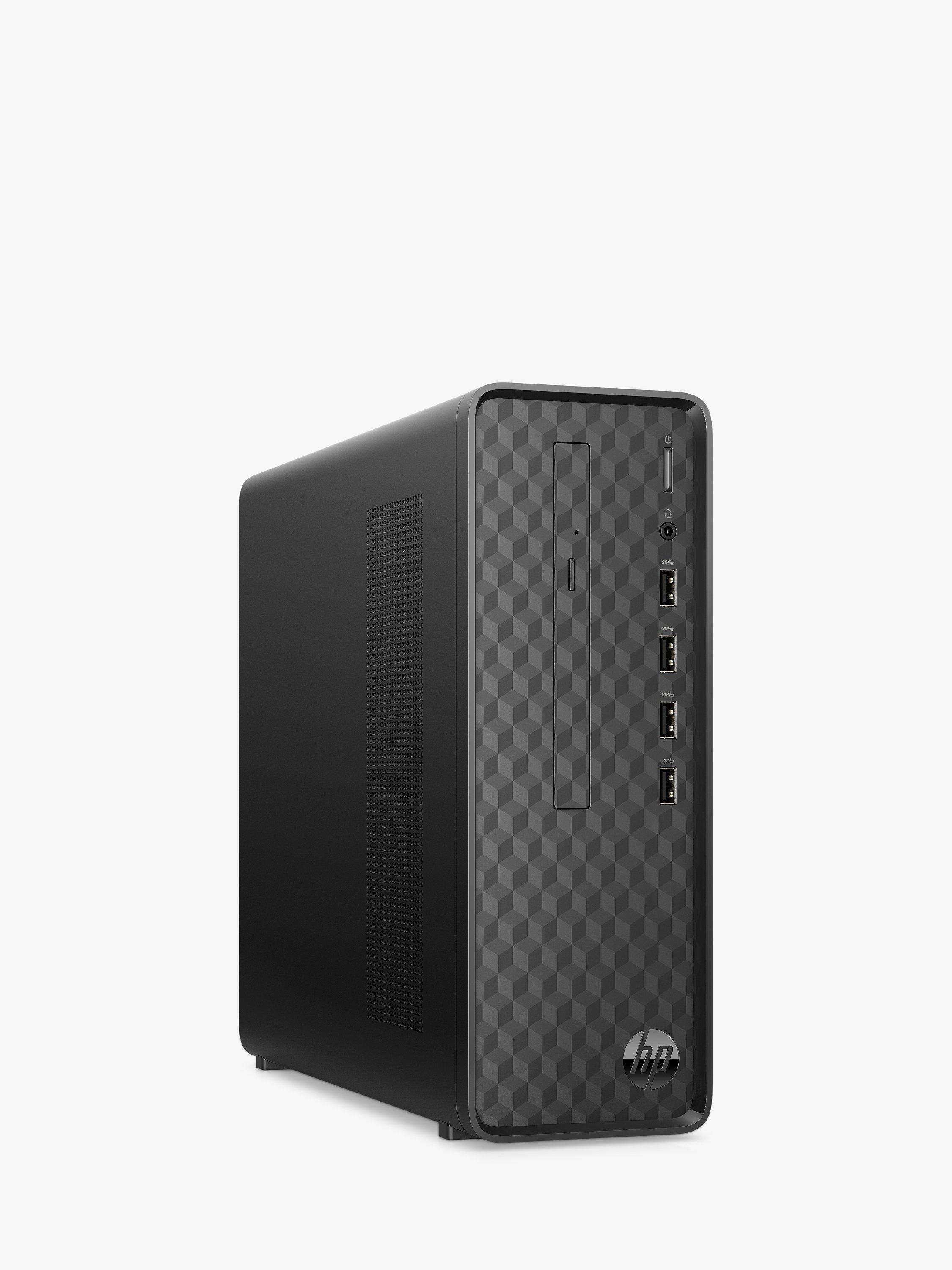 HP Slim S01-pF2008na Desktop PC, Intel Core i5 Processor, 8GB RAM, 512GB SSD, Dark Black