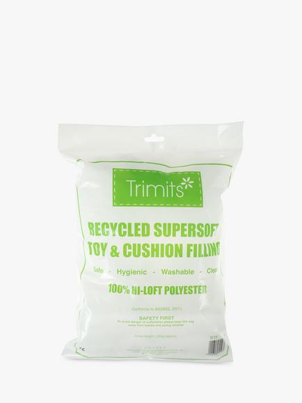 Trimits Recycled Polyester Toy Stuffing, 250g, Natural