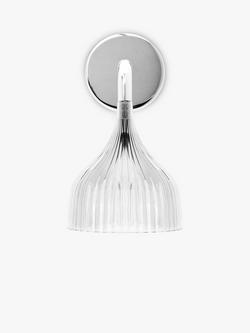Kartell E Wall Light, Clear, Crystal