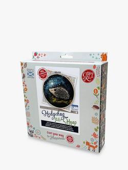 The Crafty Kit Company Hedgehog Needle Felting Hoop Kit - view 2, Multi