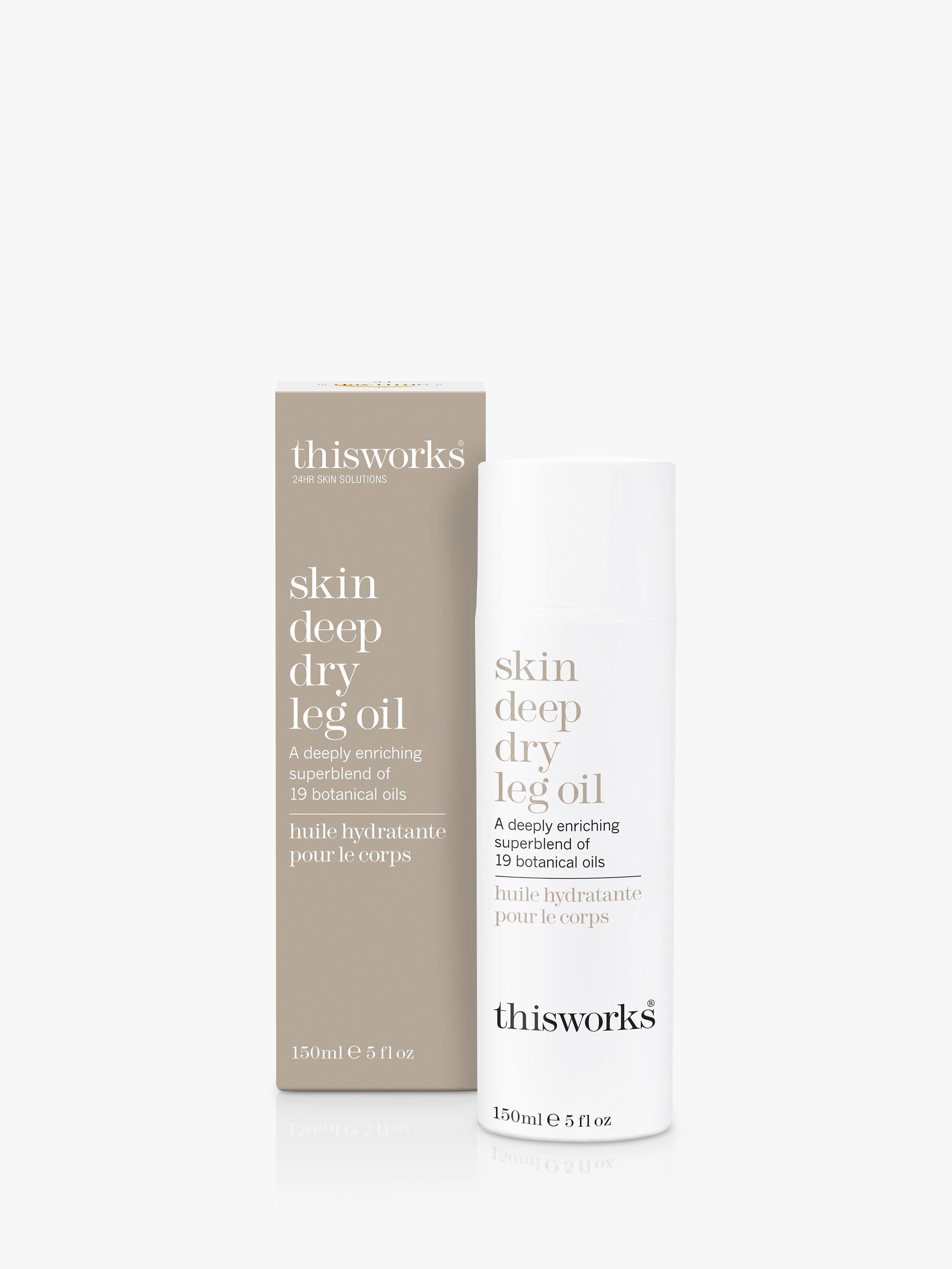 Product image 2 of 8, which shows This Works Skin Deep Dry Leg Oil, 150ml