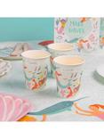 Talking Tables Mermaid Paper Cups, Pack of 8