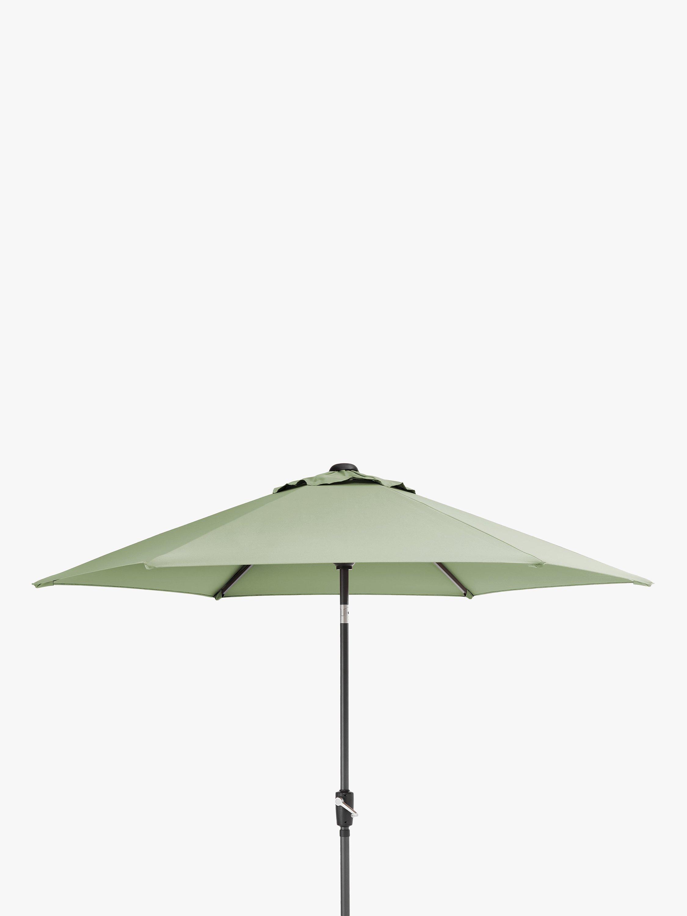 KETTLER Wind-Up Garden Parasol, 2.5m, Sage