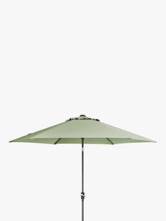KETTLER Wind-Up Garden Parasol, 3m, Sage