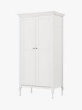 Laura Ashley Rosie Children's Two Door Wardrobe, Cotton White