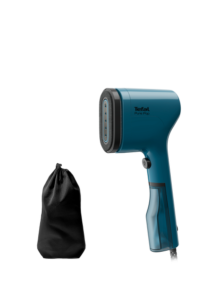 Tefal Pure POP Handheld Clothes Steamer, Blue