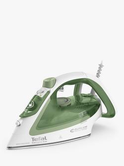 Tefal Easygliss Eco FV5781 Steam Iron, White/Green, White/Green