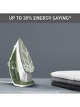 Tefal Easygliss Eco FV5781 Steam Iron, White/Green